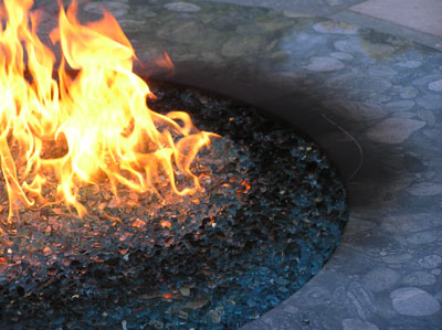 converting fireplace to propane burner