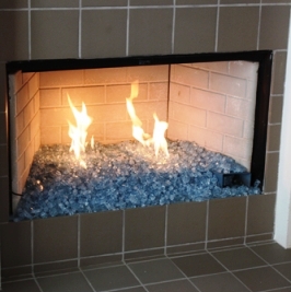 Propane Pan Fireplace install